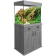 Ensemble Aquarium équipé Shaker Fluval de 168 L (44 gal US) et meuble en chêne gris Online Sale