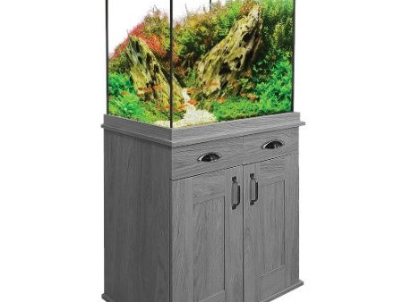 Ensemble Aquarium équipé Shaker Fluval de 168 L (44 gal US) et meuble en chêne gris Online Sale