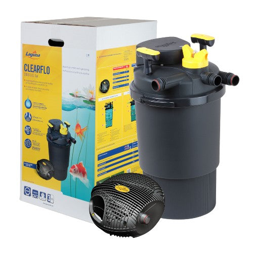 Système complet ClearFlo 3000 Laguna avec pompe, filtre et stérilisateur UV-C, pour bassins jusqu’à 10 000 L (3 000 gal US) Cheap