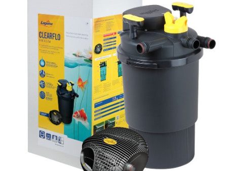 Système complet ClearFlo 4000 Laguna avec pompe, filtre et stérilisateur UV-C, pour bassins jusqu’à 14 000 L (4 000 gal US) on Sale