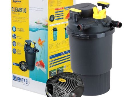 Système complet ClearFlo 2000 Laguna avec pompe, filtre et stérilisateur UV-C, pour bassins jusqu’à 6 000 L (2 000 gal US) Online