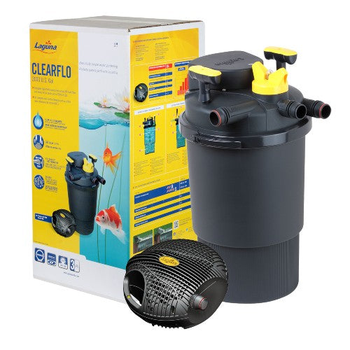 Système complet ClearFlo 2000 Laguna avec pompe, filtre et stérilisateur UV-C, pour bassins jusqu’à 6 000 L (2 000 gal US) Online