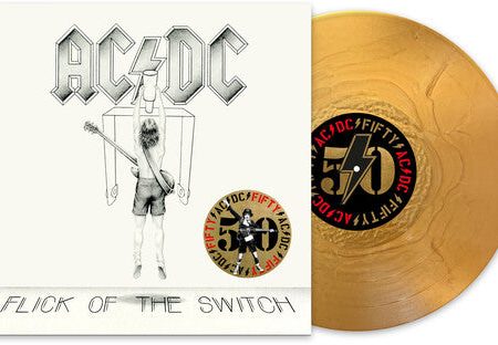 AC DC - Flick of the Switch LP (Gold vinyl, 50th Anniversary) Fashion