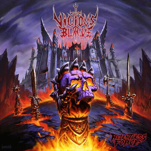 Vicious Blade - Relentless Force LP (Purple Mistress Vinyl) For Cheap