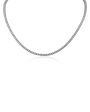 Round Cubic Zirconia Tennis Necklace Online