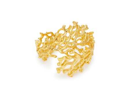 Gold Sea Branch Cuff Bracelet Supply