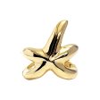 Vintage Polished Gold Starfish Bracelet For Cheap