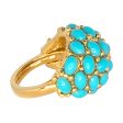 Turquoise Cabochon Dome Ring Hot on Sale