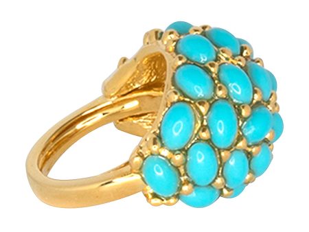 Turquoise Cabochon Dome Ring Hot on Sale