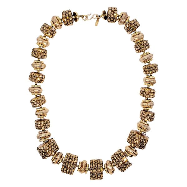 Vintage Gold Nugget Necklace Hot on Sale