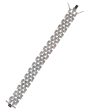 Round-Pave Cubic Zirconia Chain Bracelet Discount