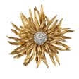 Antique Gold Flower Pin Cheap