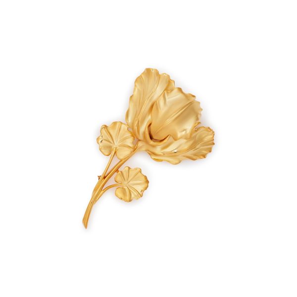 Gold Flower Pin Hot on Sale