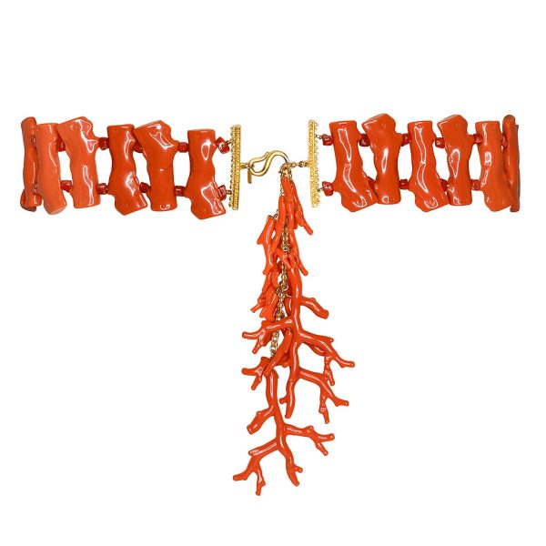 Vintage Gold Coral Belt Online