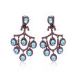 Pink & Aqua Chandelier Earrings Online