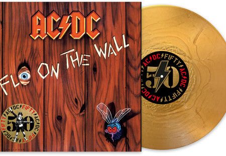 AC DC - Fly On The Wall LP (50th Anniversary, Gold vinyl) Cheap