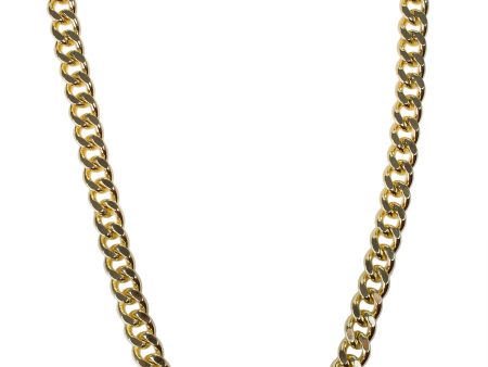 Emerald & Cubic Zirconia Chunky Chain Necklace Fashion