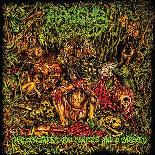 Haggus - Three Cadavers, Two Corpses And A Carcass 7  EP (Neon Green Vinyl) Fashion