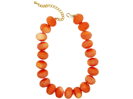 Vintage Coral Bead Necklace Online Sale