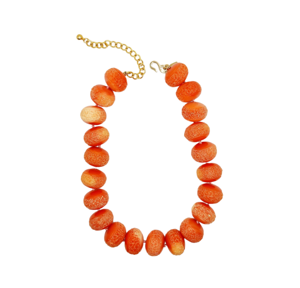 Vintage Coral Bead Necklace Online Sale