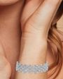 Round-Pave Cubic Zirconia Chain Bracelet Discount