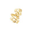 Gold Leaves & Vine Adjustable Ring Discount