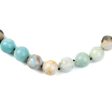 Amazonite Beaded Gold Hook Necklace Hot on Sale