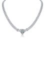 Pave Cubic Zirconia Panther Head Chain Necklace Hot on Sale