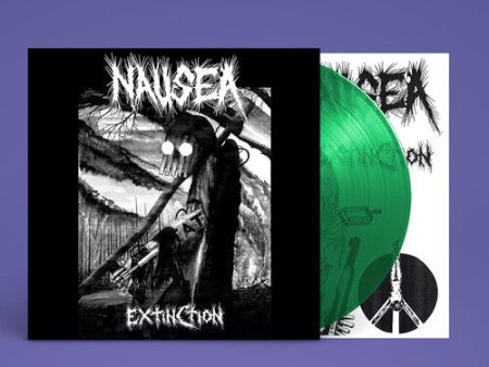 Nausea - Extinction LP (Green Vinyl) For Sale