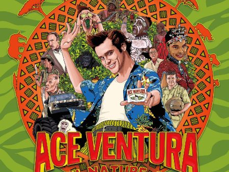 Ace Ventura: When Nature Calls (Various Artists) - Soundtrack 2LP (Turquoise & Orange w Red Splatter Vinyl) Sale