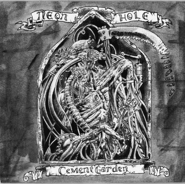 Unholy Grave   Neon Hole - Dawn Of Unholy Insanity   Cement Garden Split 7-inch Supply