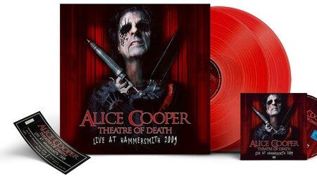 Alice Cooper - Theatre of Death: Live at Hammersmith 2009 2LP + DVD (Red Vinyl) Hot on Sale