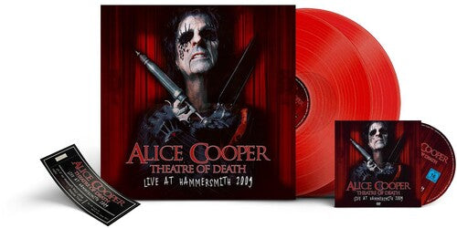 Alice Cooper - Theatre of Death: Live at Hammersmith 2009 2LP + DVD (Red Vinyl) Hot on Sale