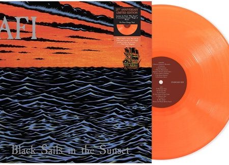 AFI - Black Sails In The Sunset LP (25th Anniversary Edition - Orange Vinyl) Hot on Sale