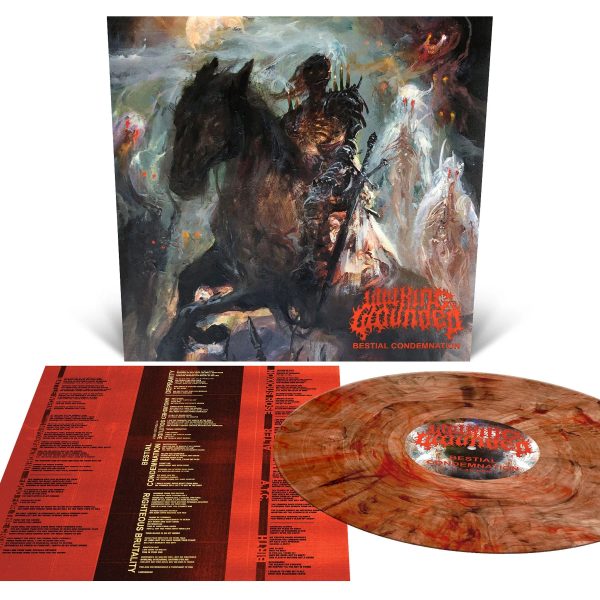 Walking Wounded - Bestial Condemnation LP (Amber Marble) For Cheap