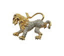 Vintage Gold Lion Pin Online Sale