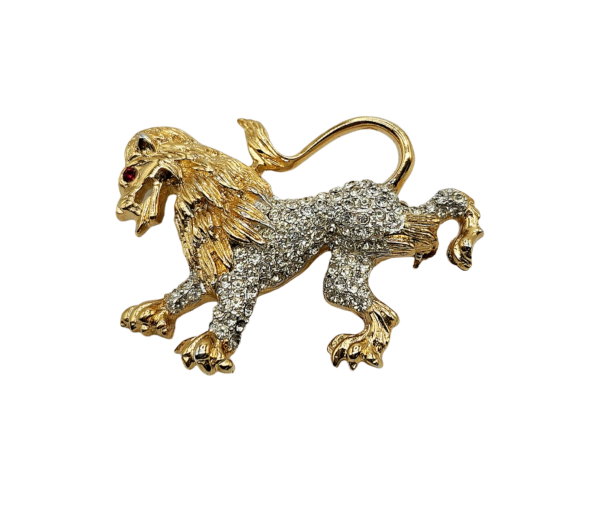 Vintage Gold Lion Pin Online Sale