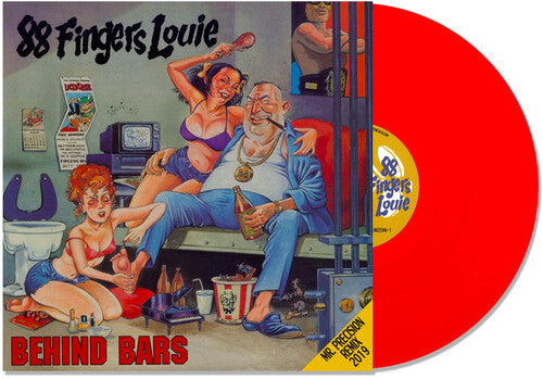 88 Fingers Louie - Behind Bars: Remixed & Remastered LP (Red Vinyl) Online Hot Sale