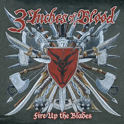 3 Inches of Blood - Fire Up The Blades 2LP (Crimson Fire Vinyl) Supply