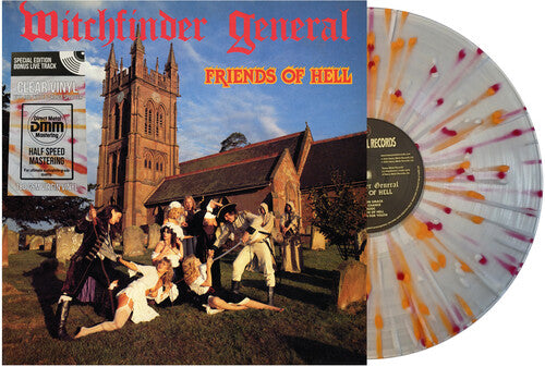 Witchfinder General - Friends Of Hell LP (Clear Red Orange White Splatter Vinyl) Cheap