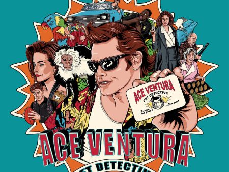 Ace Ventura: Pet Detective (Various Artists) - Soundtrack 2LP (Turquoise & Orange w Red Splatter Vinyl) Online