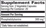 Phosphatidyl Serine 60 vcaps on Sale