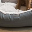 Essentials Twill Box Bed in Slate by Lords & Labradors Discount