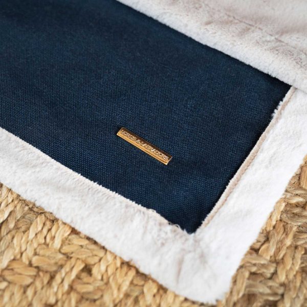 Essentials Twill Blanket in Denim by Lords & Labradors on Sale