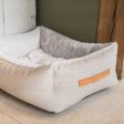 Essentials Twill Box Bed in Linen by Lords & Labradors For Cheap