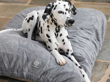 Bamboo Drying Cushion Cover in Gun Metal by Lords & Labradors Sale