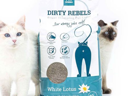 Dirty Rebels White Lotus Cat Litter 10 Litres For Discount