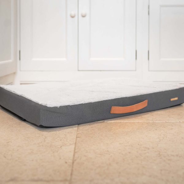 Essentials Twill Orthopaedic Mattress in Slate by Lords & Labradors Online now