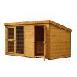 Mercia Berkshire Outdoor Dog Kennel & Run 8 x 4ft For Discount