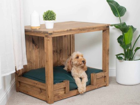 Wooden Broadsand Open Dog Crate by Lords & Labradors on Sale